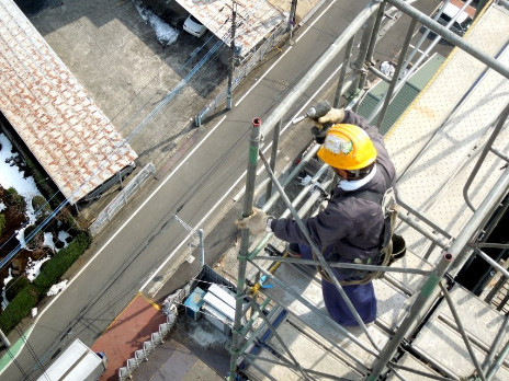 足場仮設作業員(未経験可)【工事現場の足場の組立てや設置・撤去など】の画像