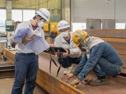 工場製作管理(未経験可)【工場での鉄骨橋梁製品の製作企画や安全管理など】の画像