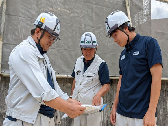 現場代理人補佐【アパート建築の工程や進捗管理の補佐業務】の画像