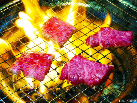 焼肉店の店舗スタッフの画像